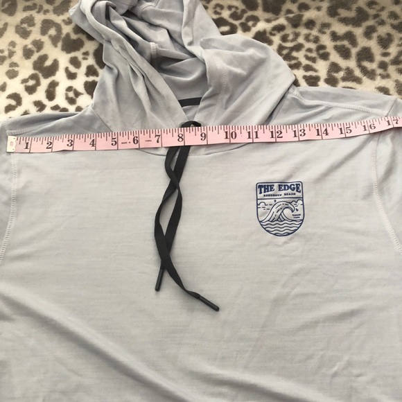 UPF 50 Helm Pullover UV Hoodie in Light Gray Size Mens Medium The Edge Rehoboth - Picture 11 of 16